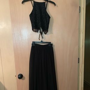 Black 2 Piece Prom/Formal dress